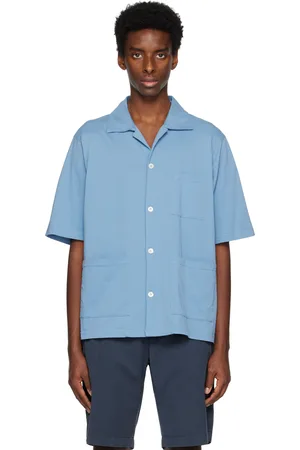 Aspesi Men Shirts - Blue Camica Shirt
