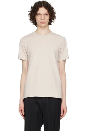 Filippa K Taupe Slim-Fit T-Shirt