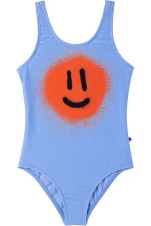 Molo Kids Blue Nika One-Piece Swimsuit