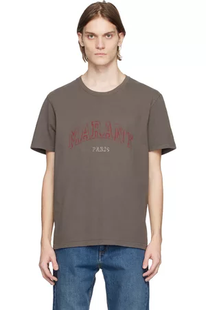 Isabel Marant Men T-shirts - Gray Honore T-Shirt