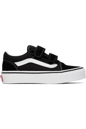 Vans Kids Black Old Skool V Little Kids Sneakers