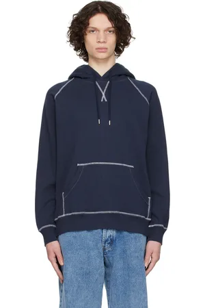 Pop Trading Company Navy Contrast Hoodie
