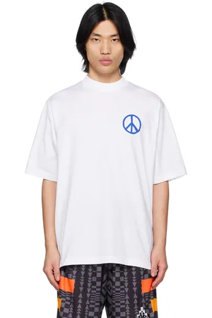 MARCELO BURLON Men T-shirts - White County Peace Over T-Shirt