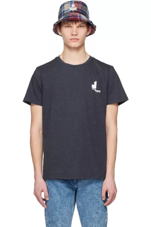 Isabel Marant Men T-shirts - Navy Zafferh T-Shirt