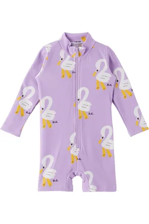 Bobo Choses Baby Swimsuits - Baby Purple Pelican Swimsuit
