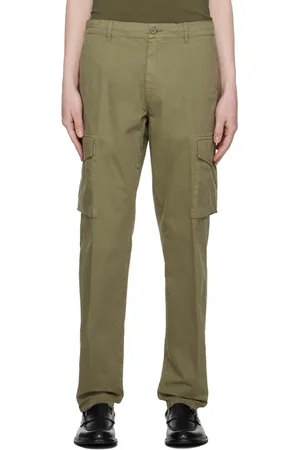 Aspesi Green Drawstring Cargo Pants