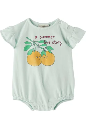 The Campamento Rompers - Baby Blue 'Love Story' Bodysuit