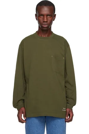 Barbour Khaki and wander Edition Long Sleeve T-Shirt