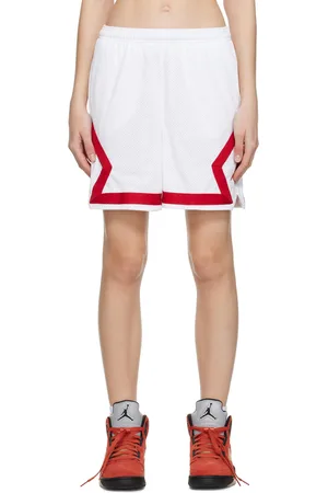 Nike White Diamond Shorts