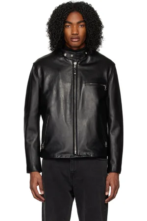 Schott NYC Men Leather Jackets - Black 141 Leather Jacket