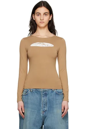 Serapis Beige Thermal Long Sleeve T-Shirt