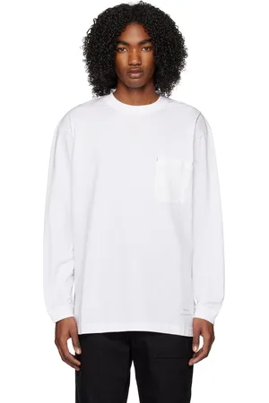 Barbour Men Long Sleeve - White and wander Edition Long Sleeve T-Shirt