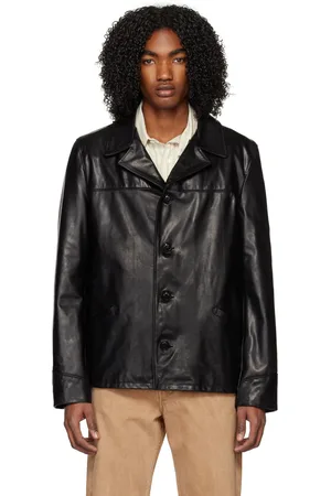 Schott NYC Men Leather Jackets - Black 544 Leather Jacket