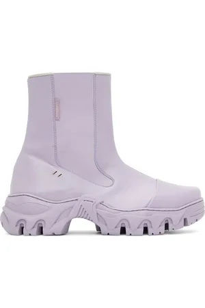 ROMBAUT Purple Boccaccio II Apple Leather Chelsea Boots