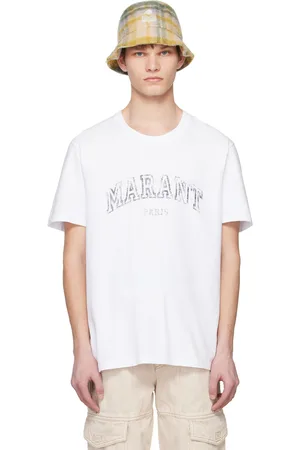 Isabel Marant Men T-shirts - White Honore 'Marant' T-Shirt