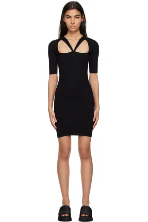 Ganni Black Cutout Minidress