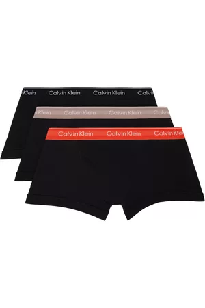 Calvin Klein Three-Pack Black Woven Boxers