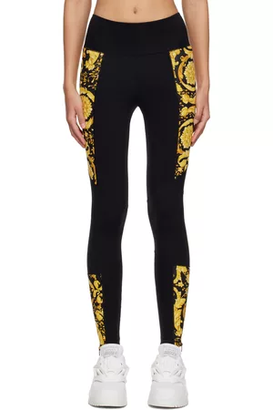 Versace hibiscus deals print leggings