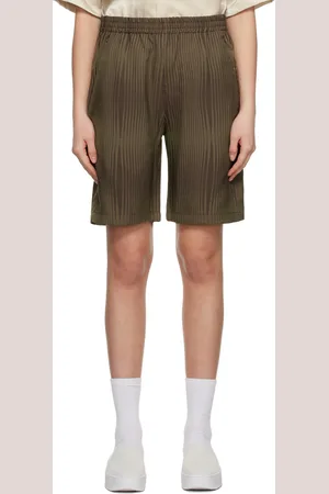 Pins & Needles Brown Striped Shorts