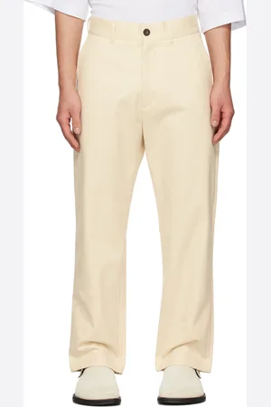 STUDIO NICHOLSON Off-White Bill Trousers