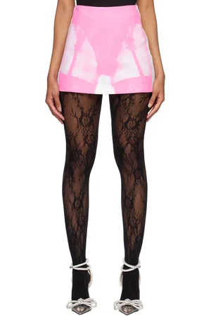 PRISTINE SSENSE Exclusive White & Pink Angelyne (Too) Miniskirt