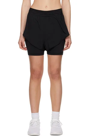 adidas Women Shorts - Black Perforated Shorts