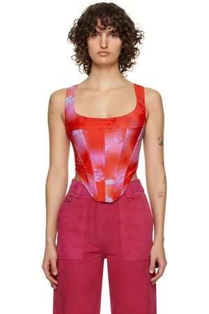 Miaou Red Campbell Corset