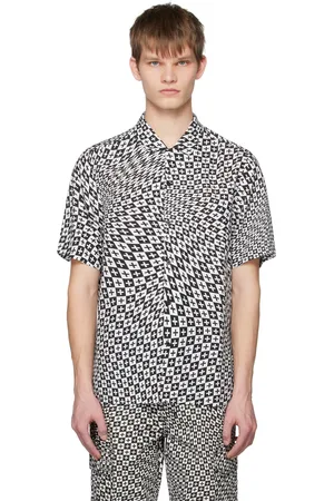 KSUBI Black & White Check Out Resort Shirt