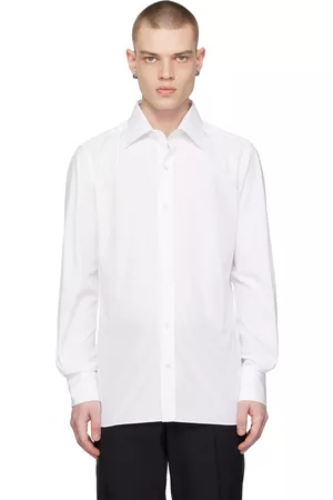 Tom Ford Men Shirts - White Button Shirt