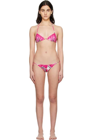 VALENTINO Pink Self-Tie Bikini