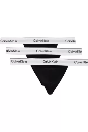 Calvin Klein Men Briefs - Three-Pack Black Modern Thongs