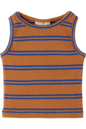 The Campamento Tank Tops - Baby Brown Stripes Tank Top