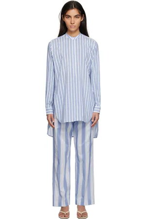 Totême Blue Striped Shirt