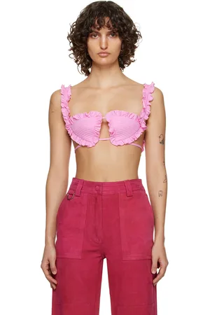 The Attico Pink Glory Bra