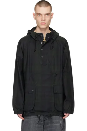 Barbour Black Overhead Smock Jacket