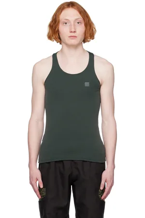 Olly Shinder Green Racerback Tank Top