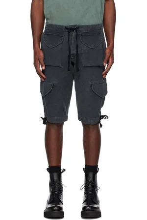 GREG LAUREN Army Jacket Shorts