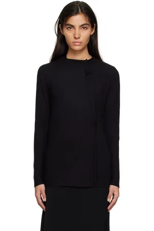 Totême Black Wrap Cardigan