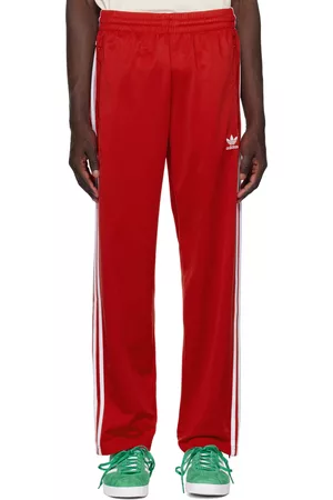 adidas Red Firebird Track Pants