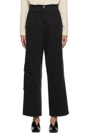 Halfboy Black Cargo Trousers