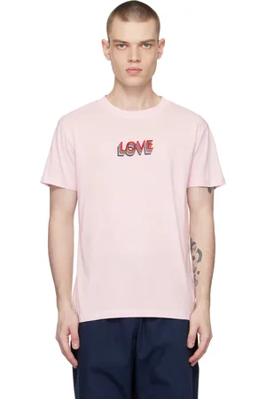 VIKTOR & ROLF MISTER MISTER Men T-shirts - Pink 'Love' T-Shirt