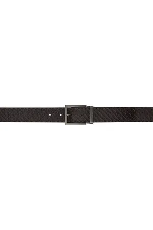 HUGO BOSS Brown Pin-Buckle Belt