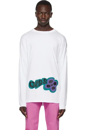 GCDS Checkerboard Long Sleeve T-Shirt