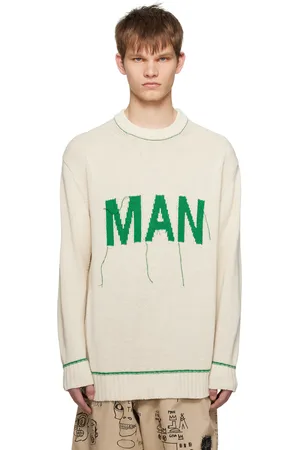 JUNYA WATANABE Off-White Loose Thread Sweater