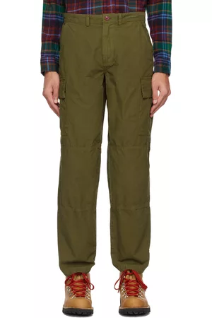 Barbour Men Cargo Pants - Khaki Essential Cargo Pants