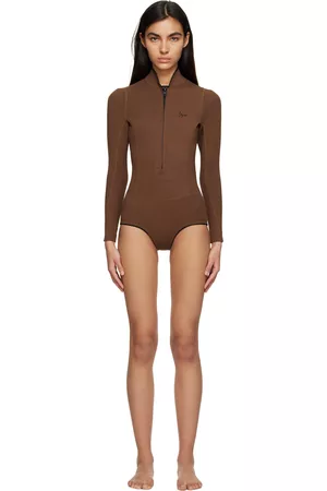 Abysse Women Swimwear - Brown Lotte One-Piece Wetsuit