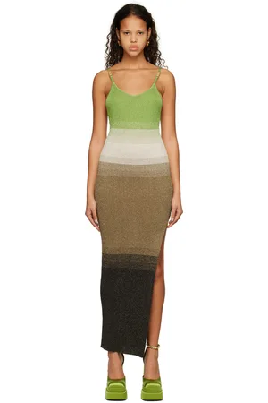 GCDS Multicolor Degradé Maxi Dress