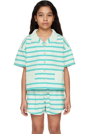 The Campamento Kids Blue Stripes Shirt