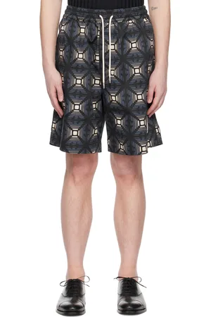 Emporio Armani Blue Printed Shorts
