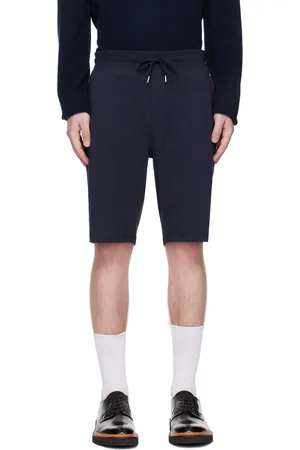 Paul Smith Men Shorts - Navy Artist Stripe Shorts